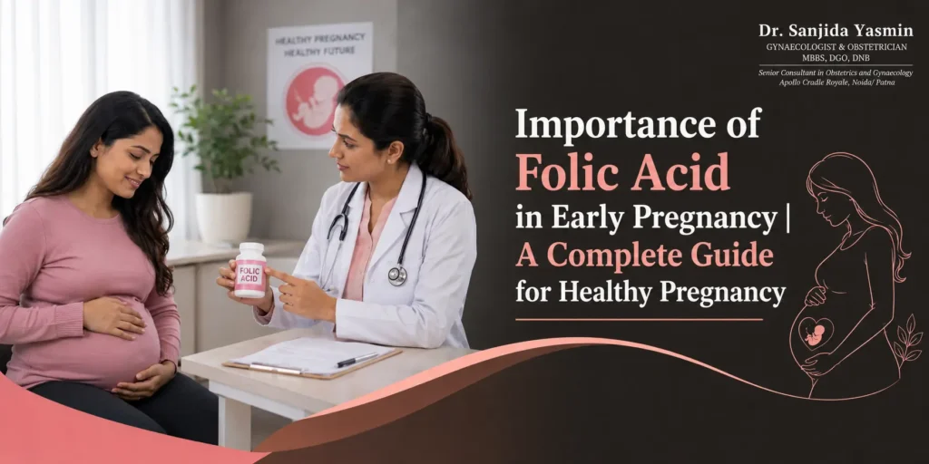 Importance of folic acid in early pregnancy for the baby's development